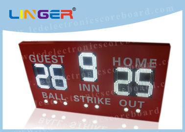 Béisbol portátil de gran tamaño del marcador, marcador electrónico del LED para el béisbol