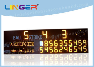 El marcador del béisbol del alto brillo LED para el CE/RoHS de la universidad aprobó