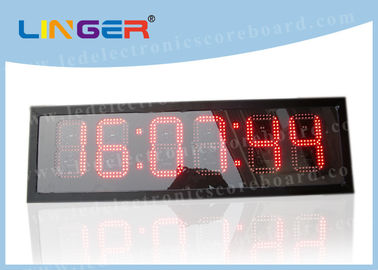 Reloj de Digitaces grande del término de autobuses con prenda impermeable fácil de la operación IP65 de los segundos