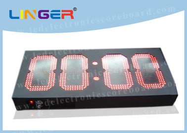 5 exhibición del reloj del voltaje LED Digitaces para el tamaño modificado para requisitos particulares tienda del borde de la carretera
