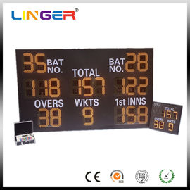 El mini tipo marcador electrónico ligero del LED, Cricket control de la radio del marcador de Digitaces