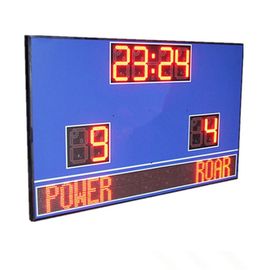 Marcador del fútbol del control inalámbrico/tablero electrónicos de la cuenta del fútbol con nombre llevado del equipo
