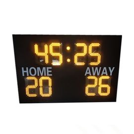 Marcador inalámbrico interior del fútbol del regulador LED con tiempo/la exhibición de las cuentas