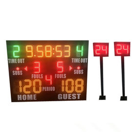 Marcador estándar del baloncesto del pequeño modelo LED más larga vida del reloj de tiro