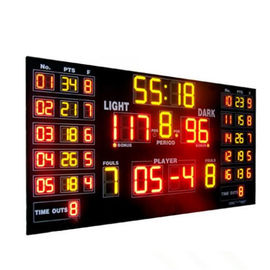 Marcador multi de lujo modificado para requisitos particulares del baloncesto del LED para divertirse del baloncesto