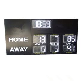 Reloj electrónico del marcador del fútbol del alto brillo con los soportes de la instalación