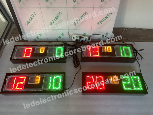 Modelo electrónico simple del dígito de la INMERSIÓN del marcador del netball LED