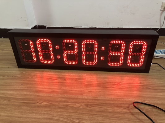 Seis radios electrónicas del reloj del maratón de la ciudad de los dígitos con la batería