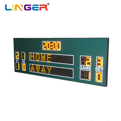 8&quot; marcador electrónico de los tenis de mesa del dígito con tiempo del deporte