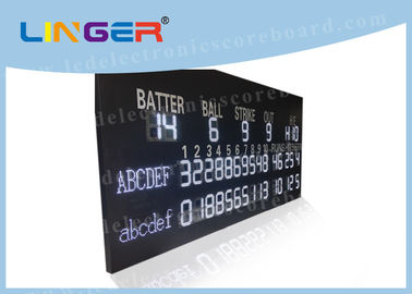 Marcador multi del béisbol del propósito LED teledirigido con la función de tiempo