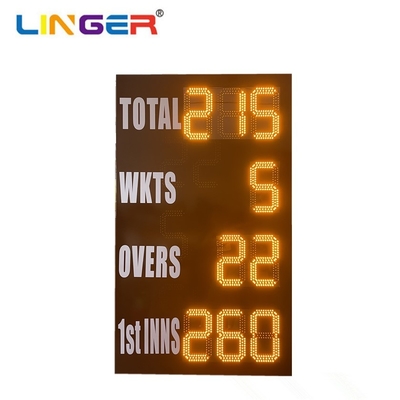 Tablero de puntuación de cricket digital LED con alto brillo y pantalla de gran angular