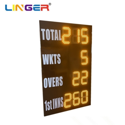 Tablero de puntuación de cricket digital LED con alto brillo y pantalla de gran angular