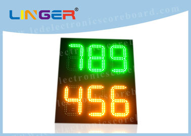 888 12inch llevaron la muestra del precio de la gasolina, color llevado del ámbar del verde de las muestras del precio de la gasolinera
