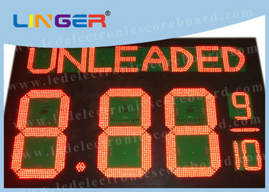 Muestra electrónica del precio de la gasolina del LED con la instalación fácil de la caja inalámbrica del regulador