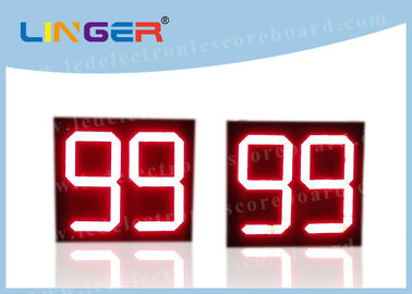 El contador de tiempo de la cuenta descendiente del color rojo LED de 20 pulgadas para el marcador del baloncesto fácil instala