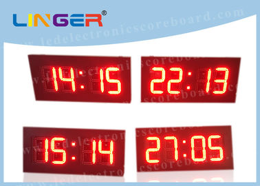 Reloj de 4 Digitaces industrial de los dígitos, reloj de Digitaces montado en la pared con los soportes de la ejecución