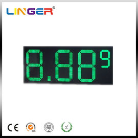 muestra 110V ~ del precio de la gasolina de 10&quot; 8,889 7 segmentos LED CA 240V 100000 horas de vida