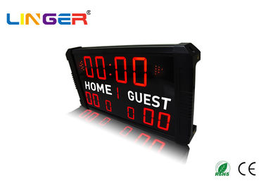 Tiempo electrónico inalámbrico compacto del marcador del baloncesto y cuenta y función del período