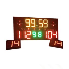 Marcador modificado para requisitos particulares solo 3,6&quot; cara del baloncesto del diseño LED X 3,9&quot; X 4&quot;