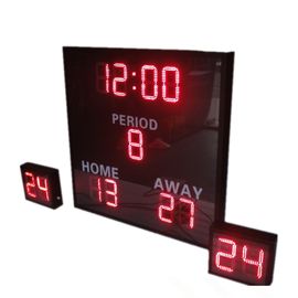 Marcador tablero del baloncesto del LED/resistencia de choque al aire libre del marcador del baloncesto