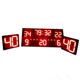El marcador multifuncional del fútbol de los deportes LED con CE/RoHS del reloj de tiro aprobó