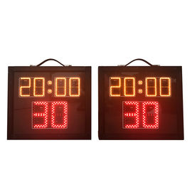 Reloj de tiro de aluminio interior de baloncesto, marcador multi del deporte con tiempo del juego