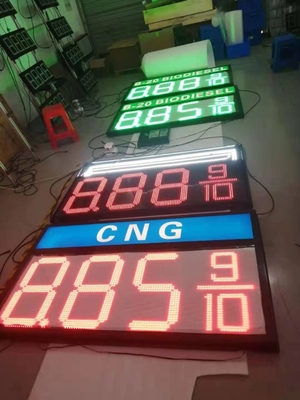 Color verde 12&quot; 300m m del tablero LED de la gasolina de la muestra de acrílico ULTRAVIOLETA del precio