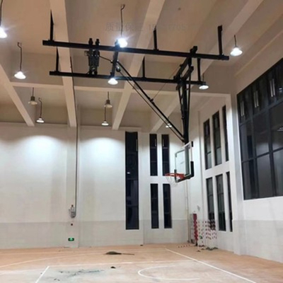 El techo no eléctrico de aluminio del aro de baloncesto montó