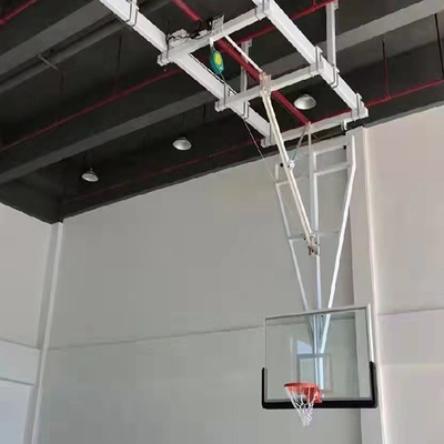 El techo eléctrico modificado para requisitos particulares del aro de baloncesto del gimnasio montó